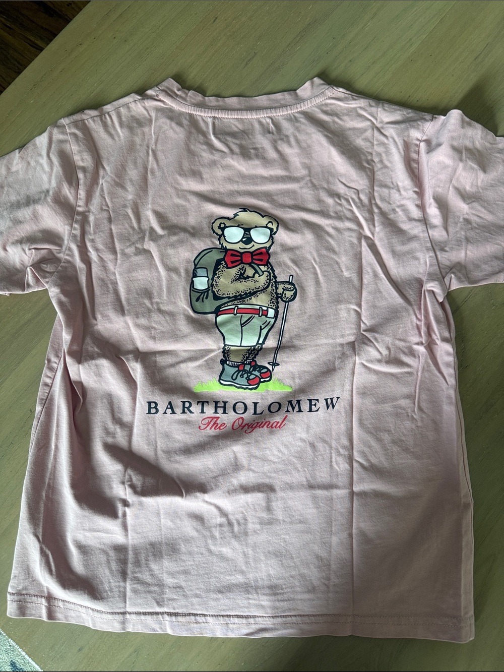 Kids' Short Sleeve Tee - Light Pink with Character Print